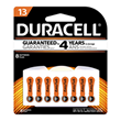 Duracell Hearing Aid Batteries 13, Pack of 8